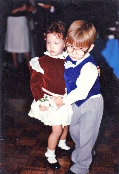 Crystal and Jason dancing at their aunt’s wedding